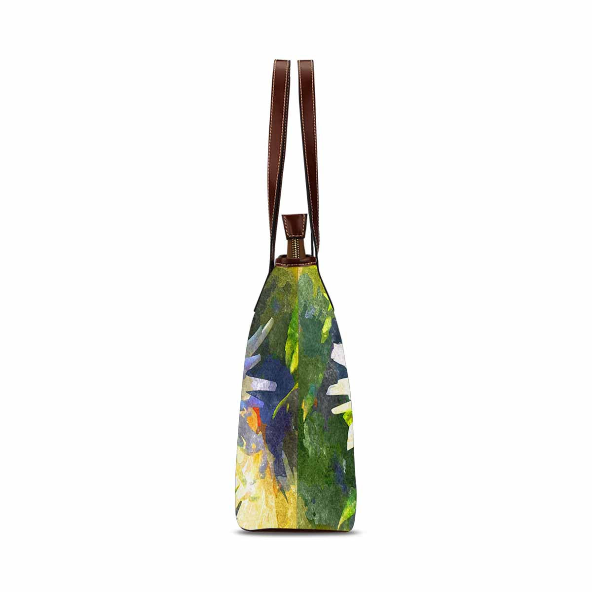 Classic Fabric handbag, watercolor floral, design 239