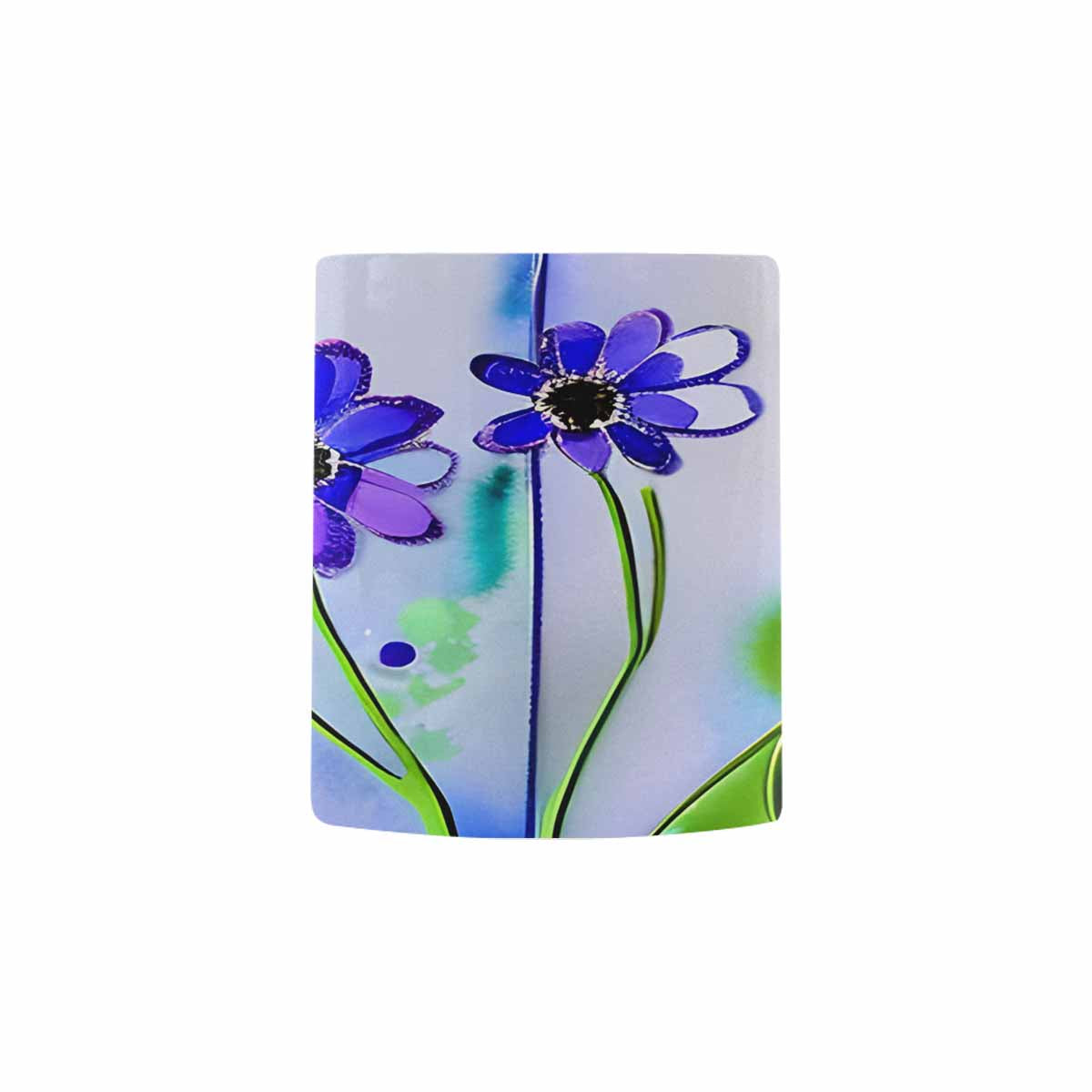 USA made Quality Mug, coffee mug, tea cup, Bright florals, Set 1, Design 151
