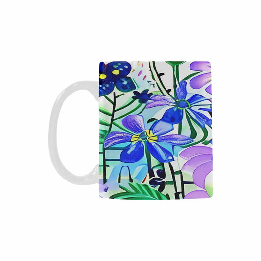 Quality Mug, coffee mug, tea cup, Bright florals, Set 1, Design 43