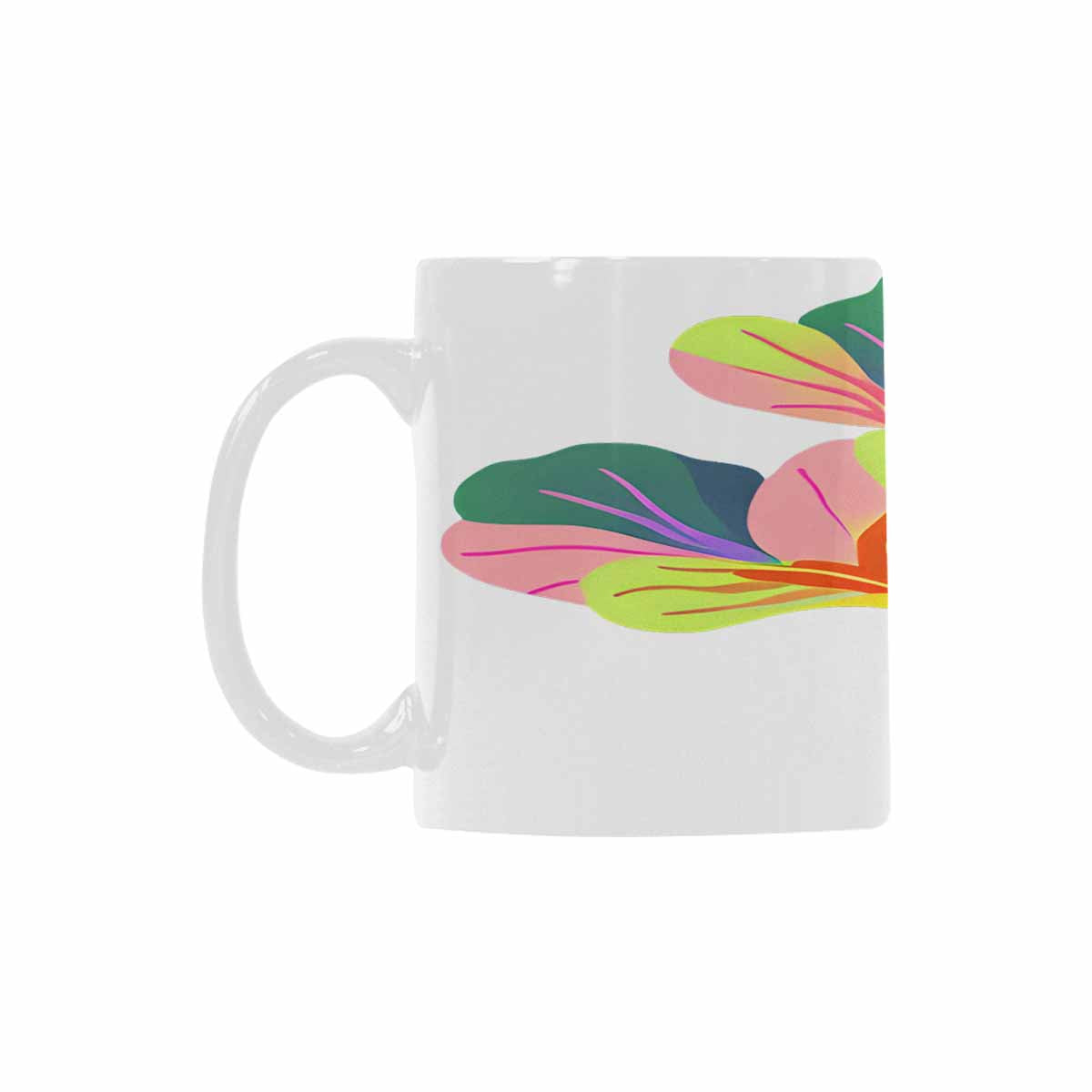 Quality Mug, coffee mug, tea cup, Bright florals, Set 2, design 95