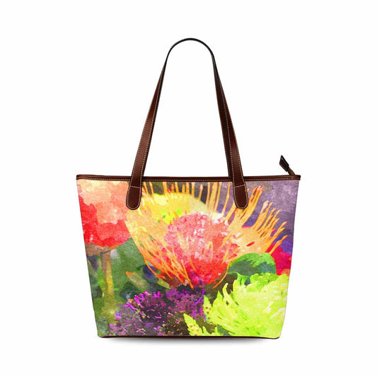Classic Fabric handbag, watercolor floral, design 236