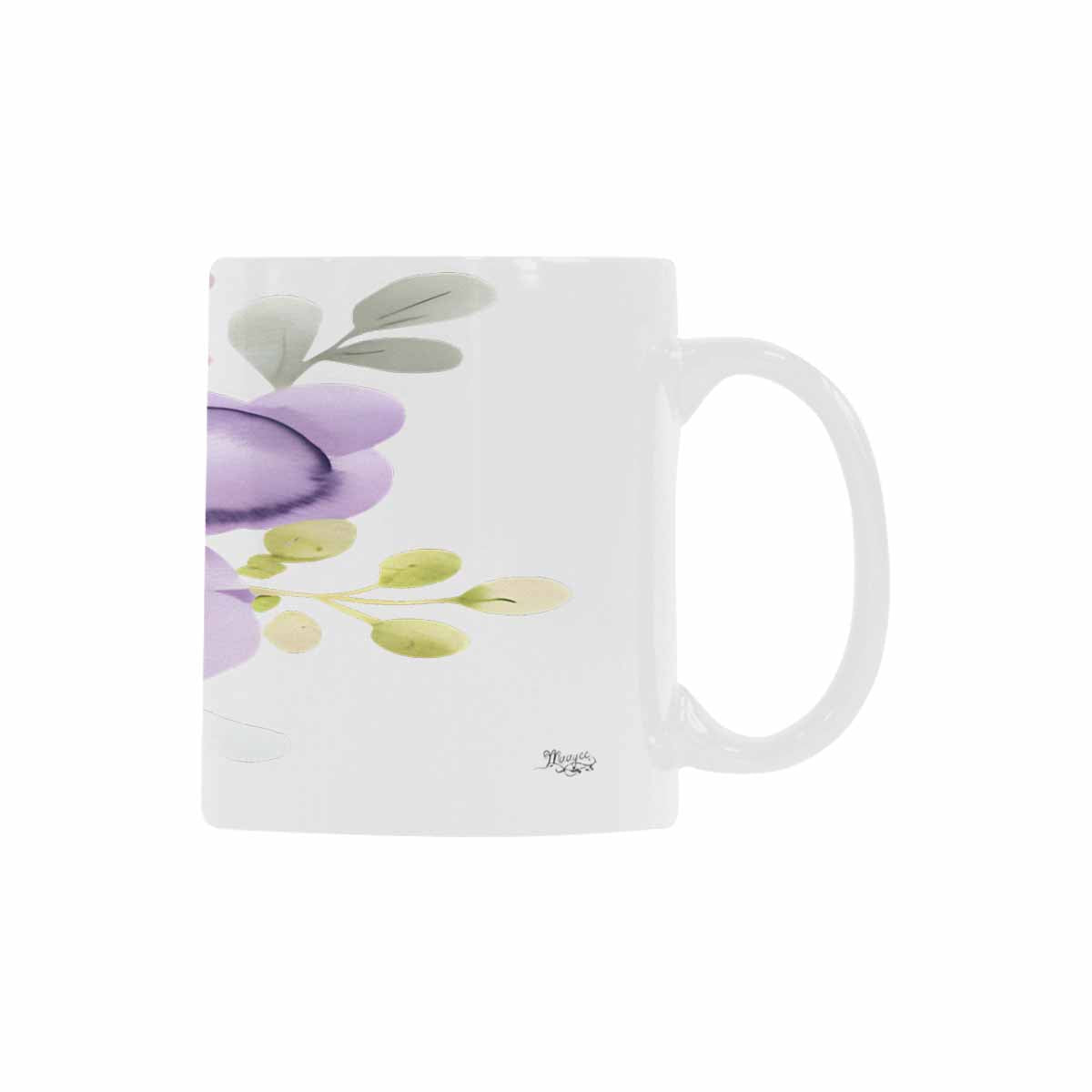 Quality Mug, coffee mug, tea cup, Bright florals, Set 2, design 28