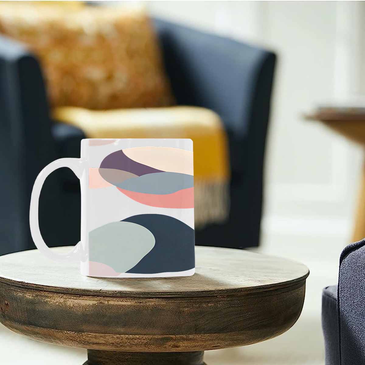 Quality Mug, coffee mug, tea cup, Bold Abstract, Set 1, design 40