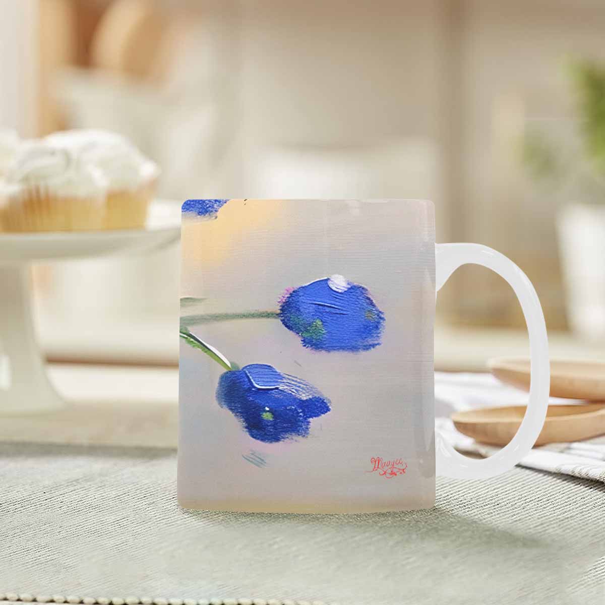 Quality Mug, coffee mug, tea cup, Bright florals, Set 1, Design 170
