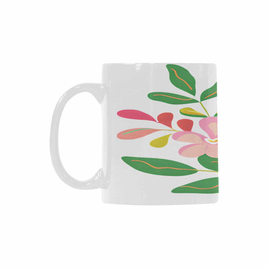 Quality Mug, coffee mug, tea cup, Bright florals, Set 2, design 65