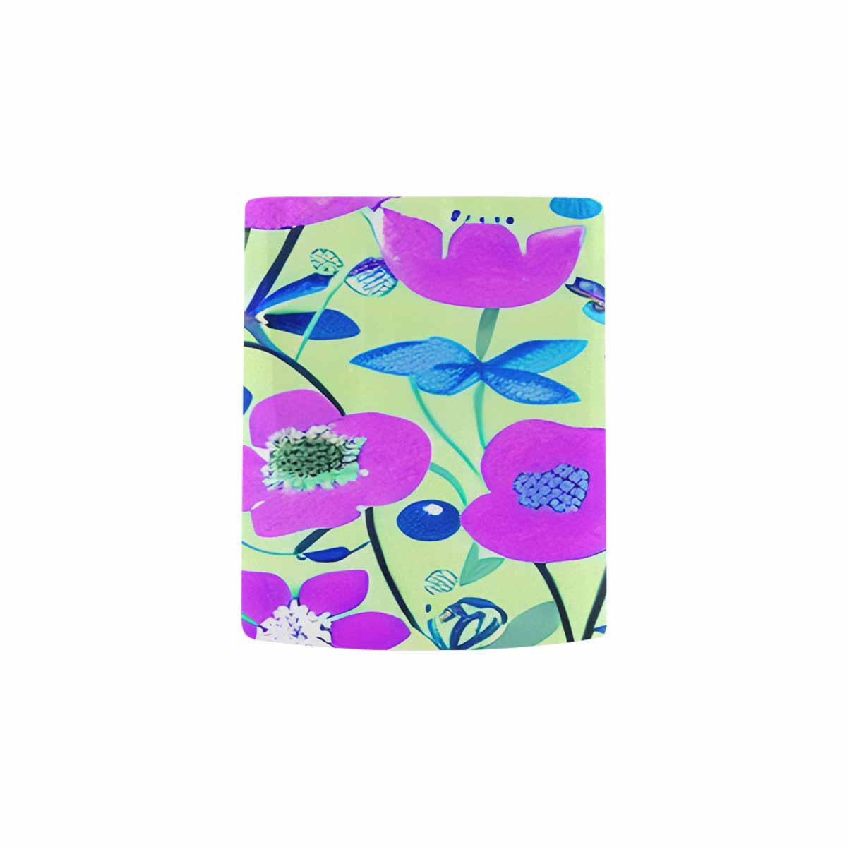 USA made Quality Mug, coffee mug, tea cup, Bright florals, Set 1, Design 158