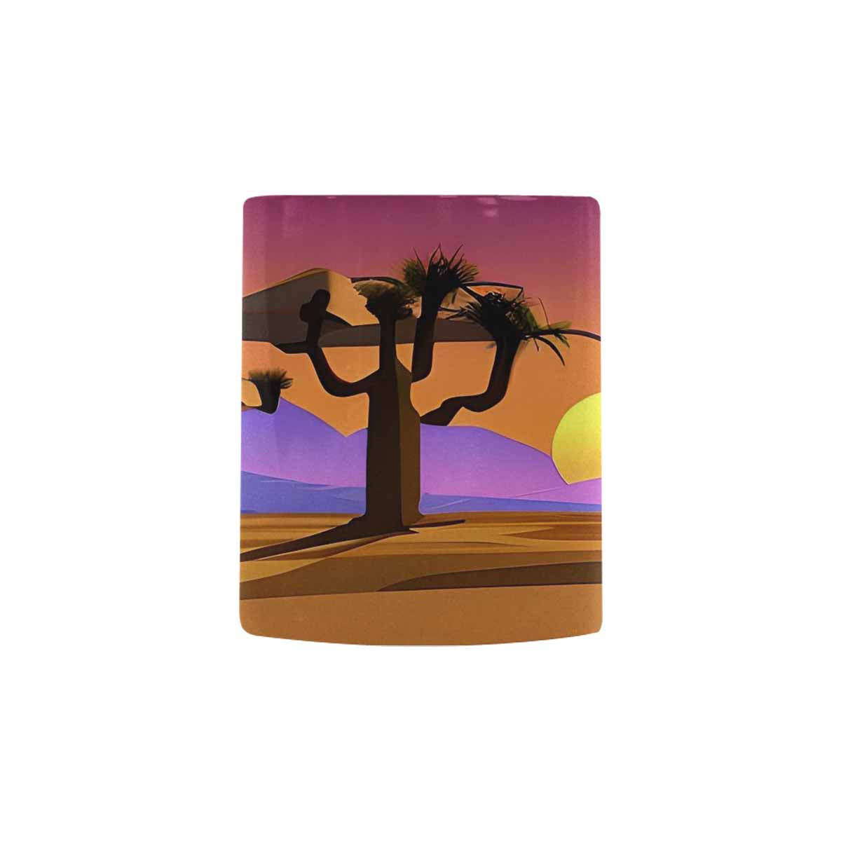 Coffee Mug, tea cup, desert scene, design 69