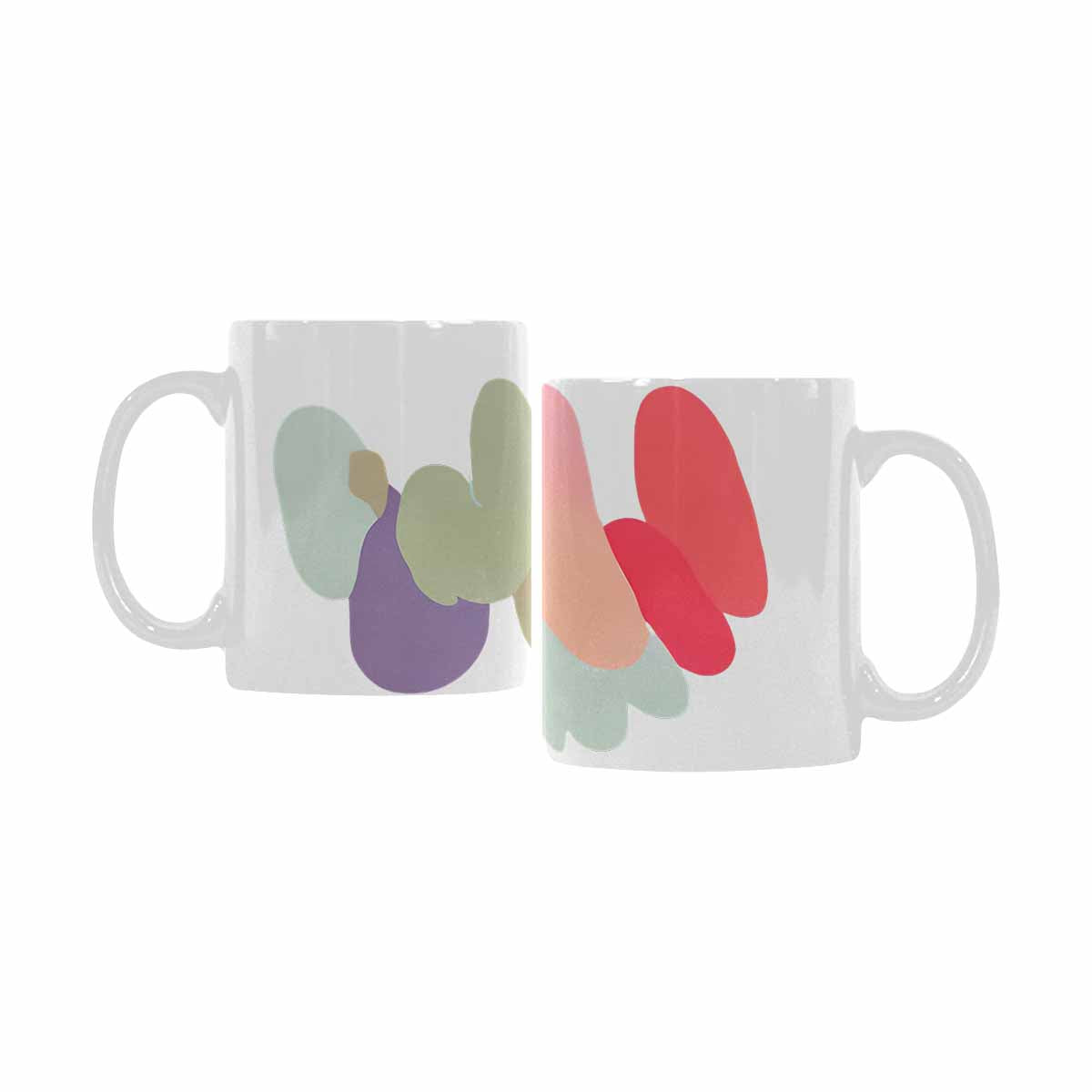 Quality Mug, coffee mug, tea cup, Bold Abstract, Set 1, design 2