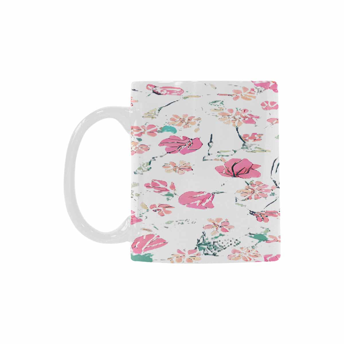 Quality Mug, coffee mug, tea cup, Set 1A, Mixed Floral design 1