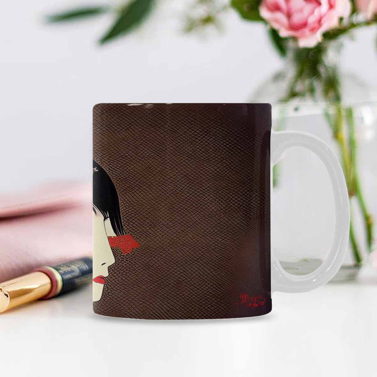 Quality Mug, coffee mug, tea cup, Asian Faces, Design 30