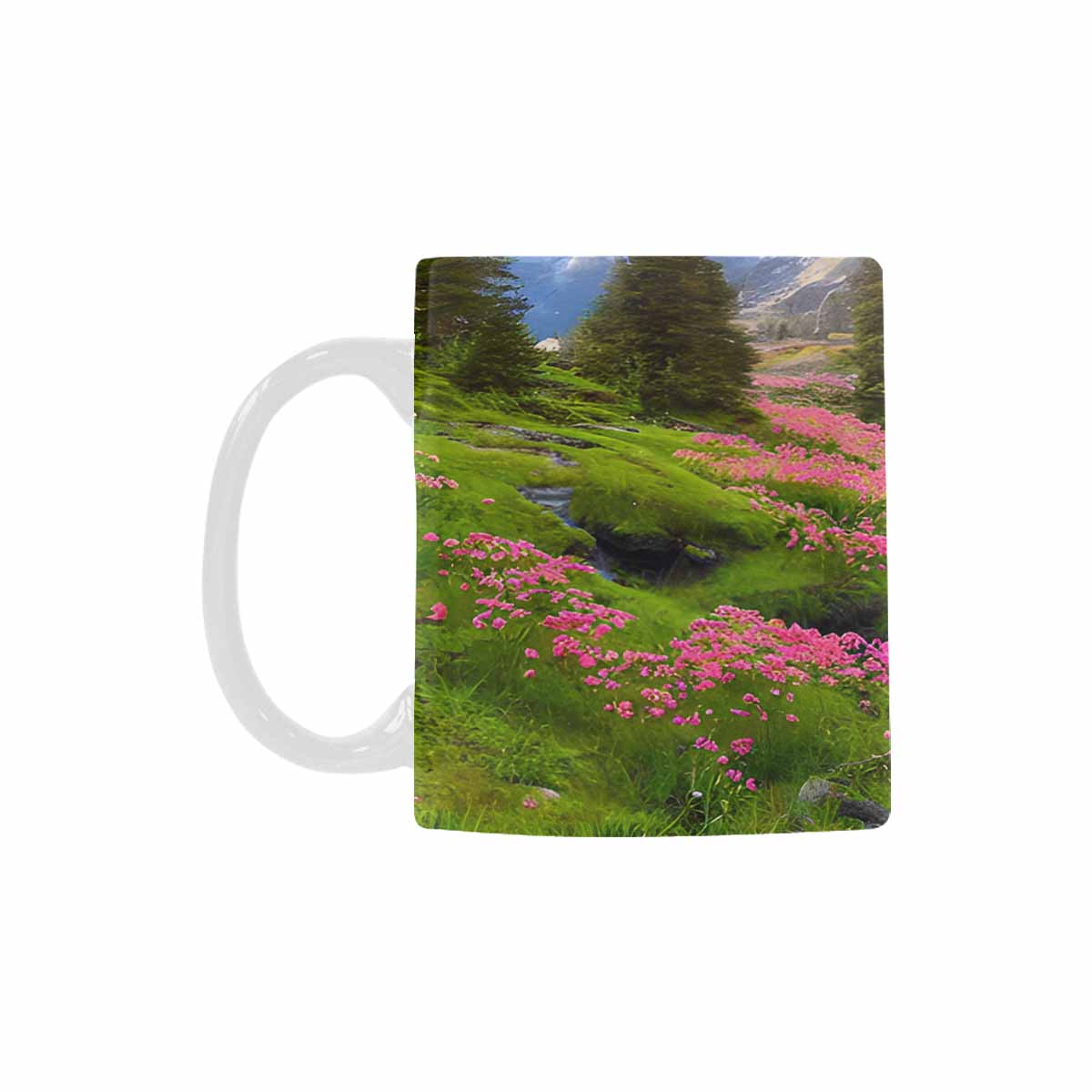 Rivers & Mountains Landscape mugs, set 1 design 14