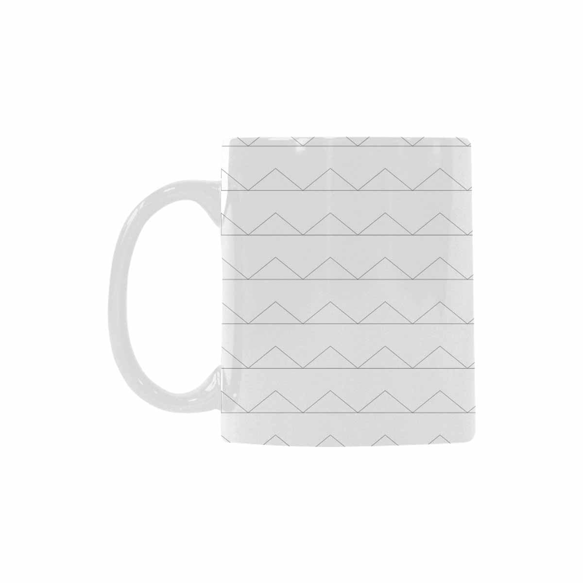 Quality Mug, coffee mug, tea cup, B & W Abstract, Set 1, design 126