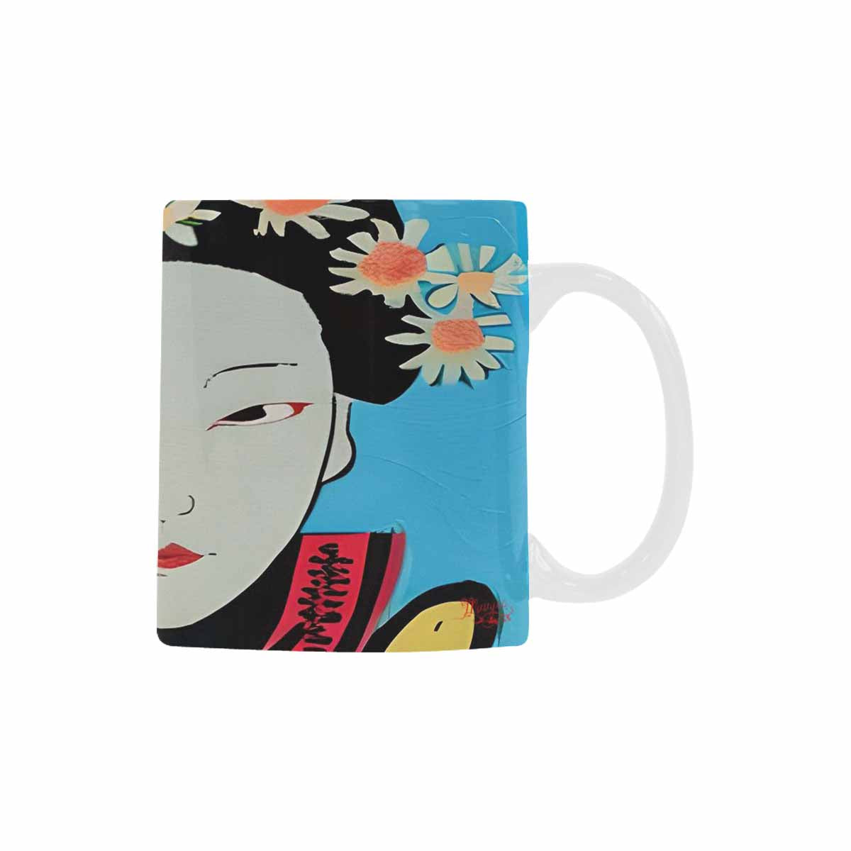 Quality Mug, coffee mug, tea cup, Asian Faces, Design 37