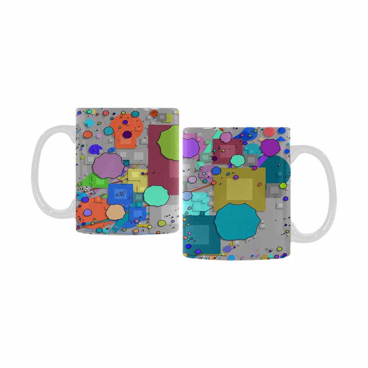 Unique Abstract design coffee mug, set 1, design 24