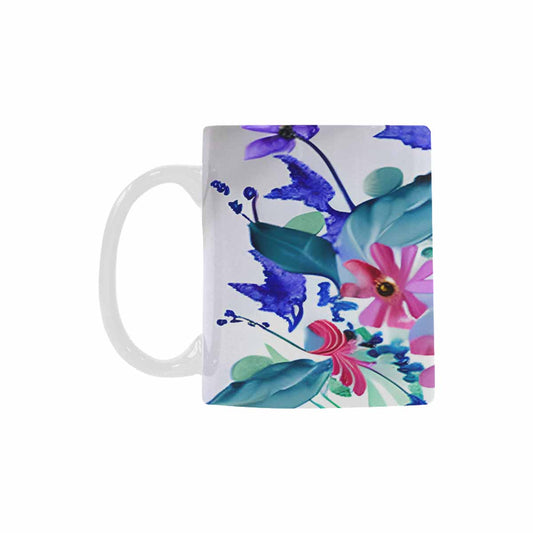 Quality Mug, coffee mug, tea cup, Bright florals, Set 1, Design 22