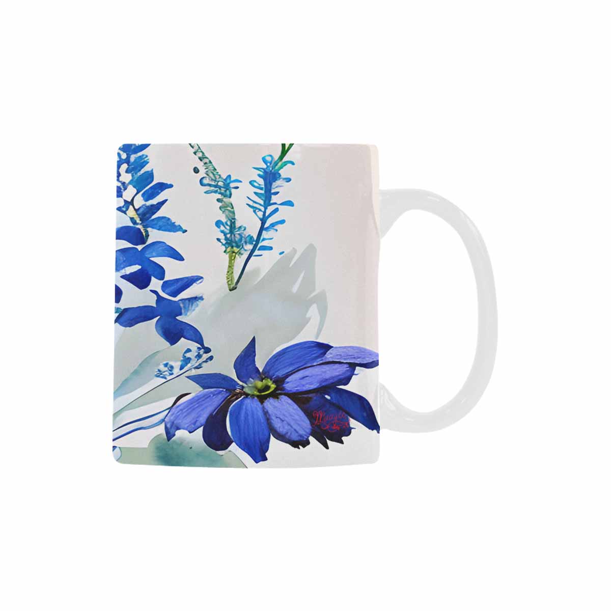 Quality Mug, coffee mug, tea cup, Bright florals, Set 1, Design 26