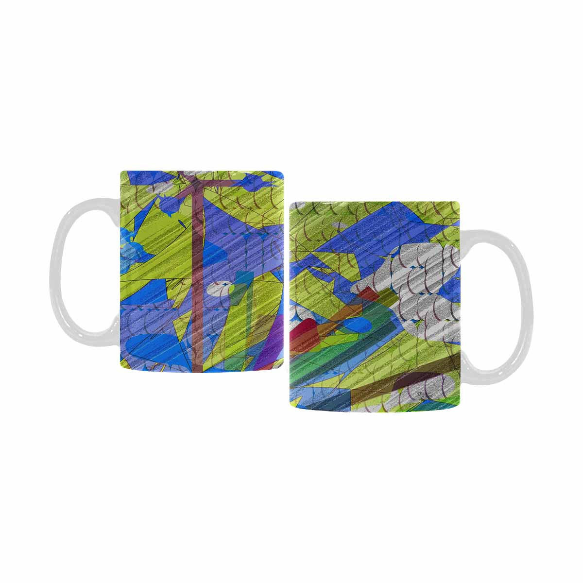 Unique Abstract design coffee mug, set 1, design 99