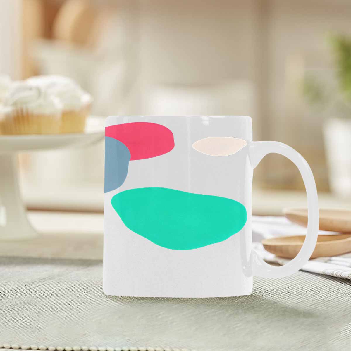 Quality Mug, coffee mug, tea cup, Bold Abstract, Set 1, design 9