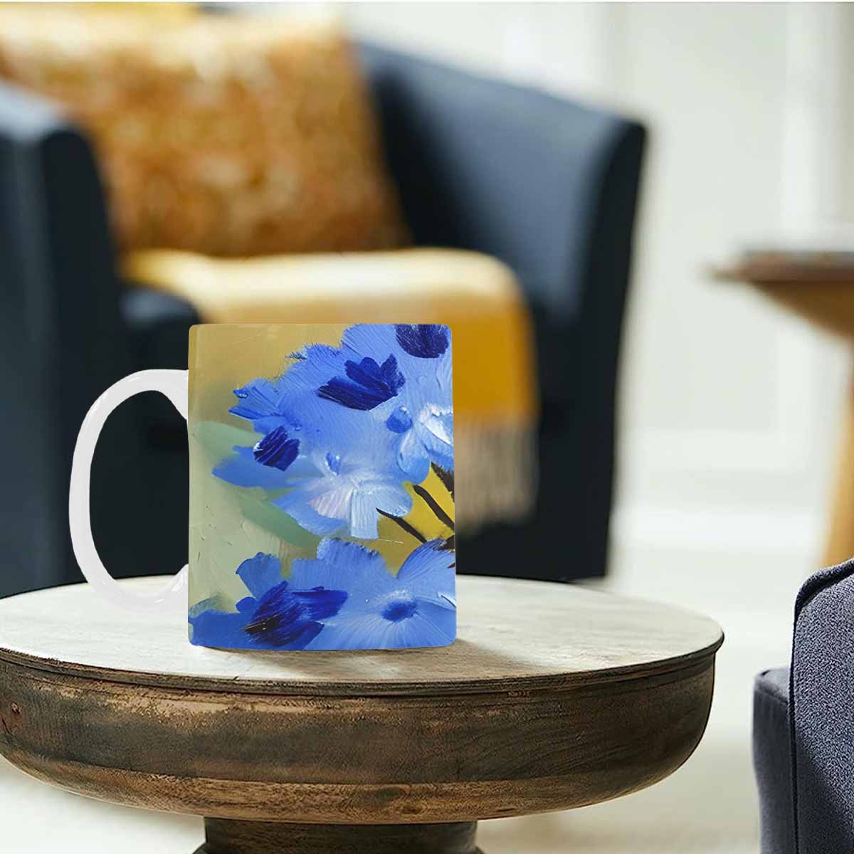 Quality Mug, coffee mug, tea cup, Bright florals, Set 1, Design 165