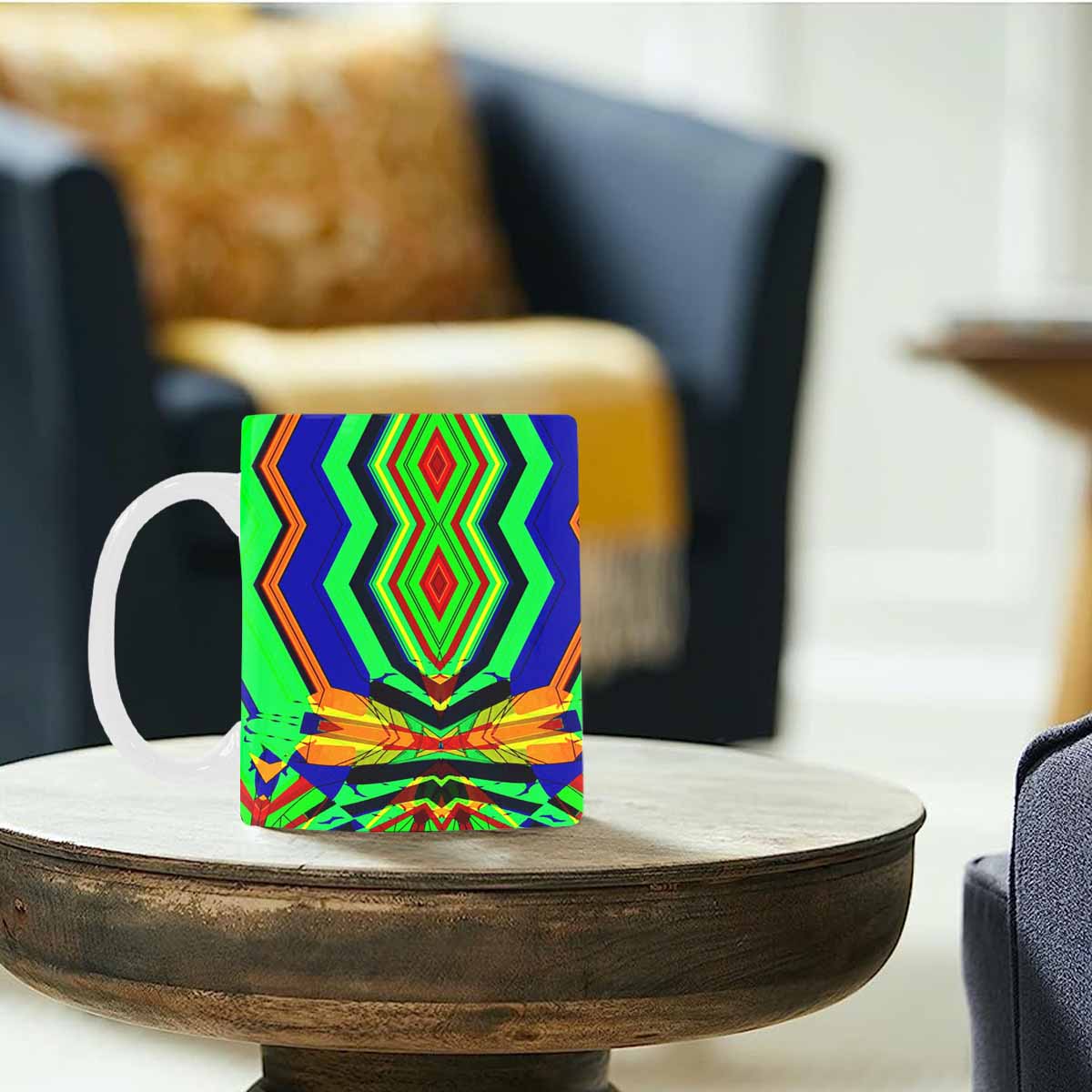 Unique Abstract design coffee mug, set 1, design 10