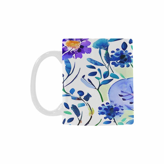 Quality Mug, coffee mug, tea cup, Bright florals, Set 1A, Design 28