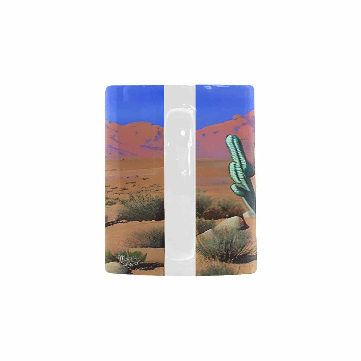 Coffee Mug, tea cup, desert scene, design 10