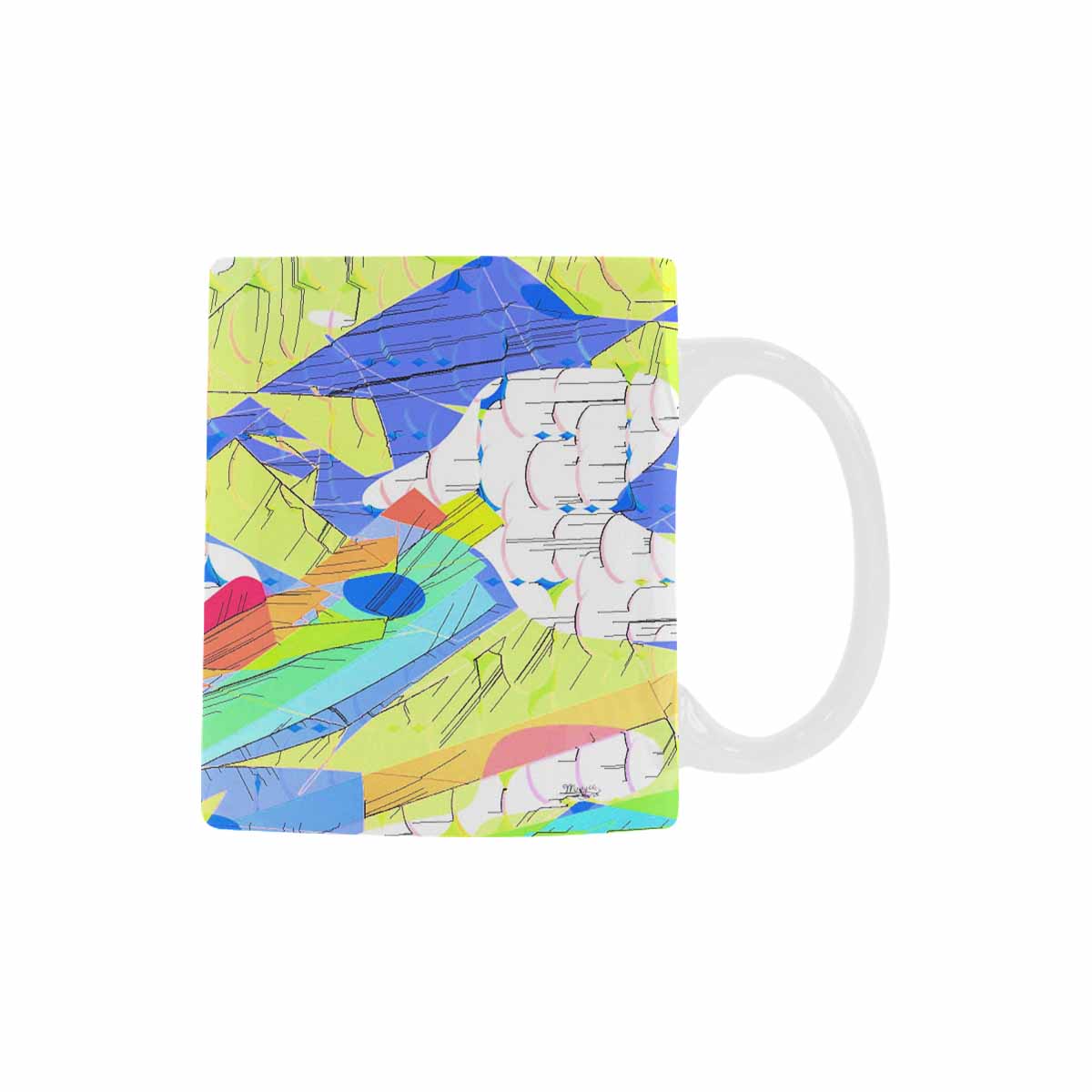 Unique Abstract design coffee mug, set 1, design 4