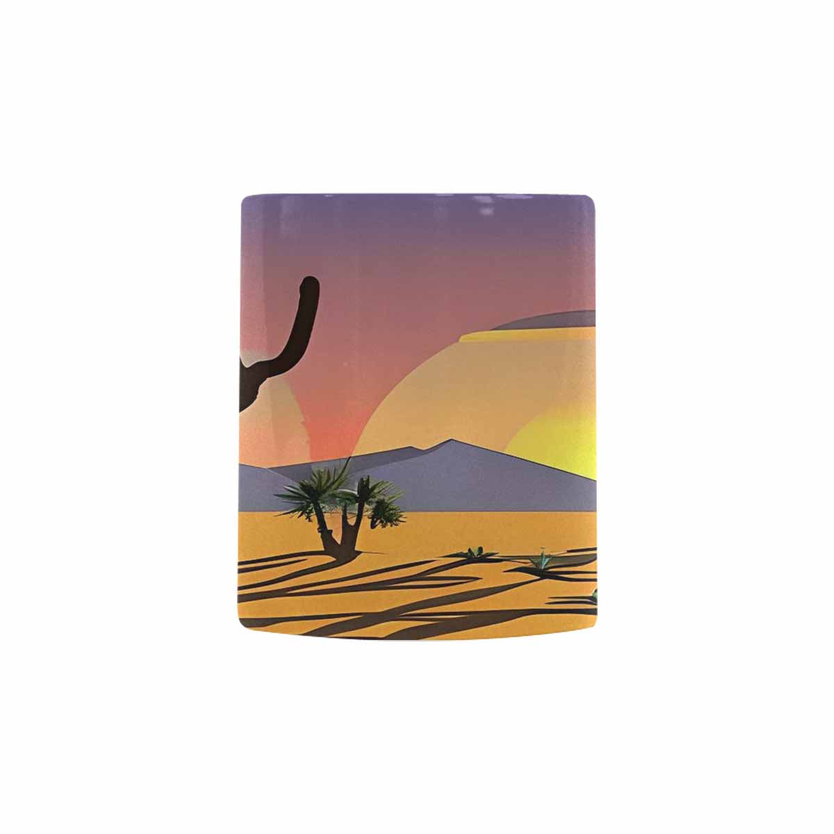 Coffee Mug, tea cup, desert scene, design 50