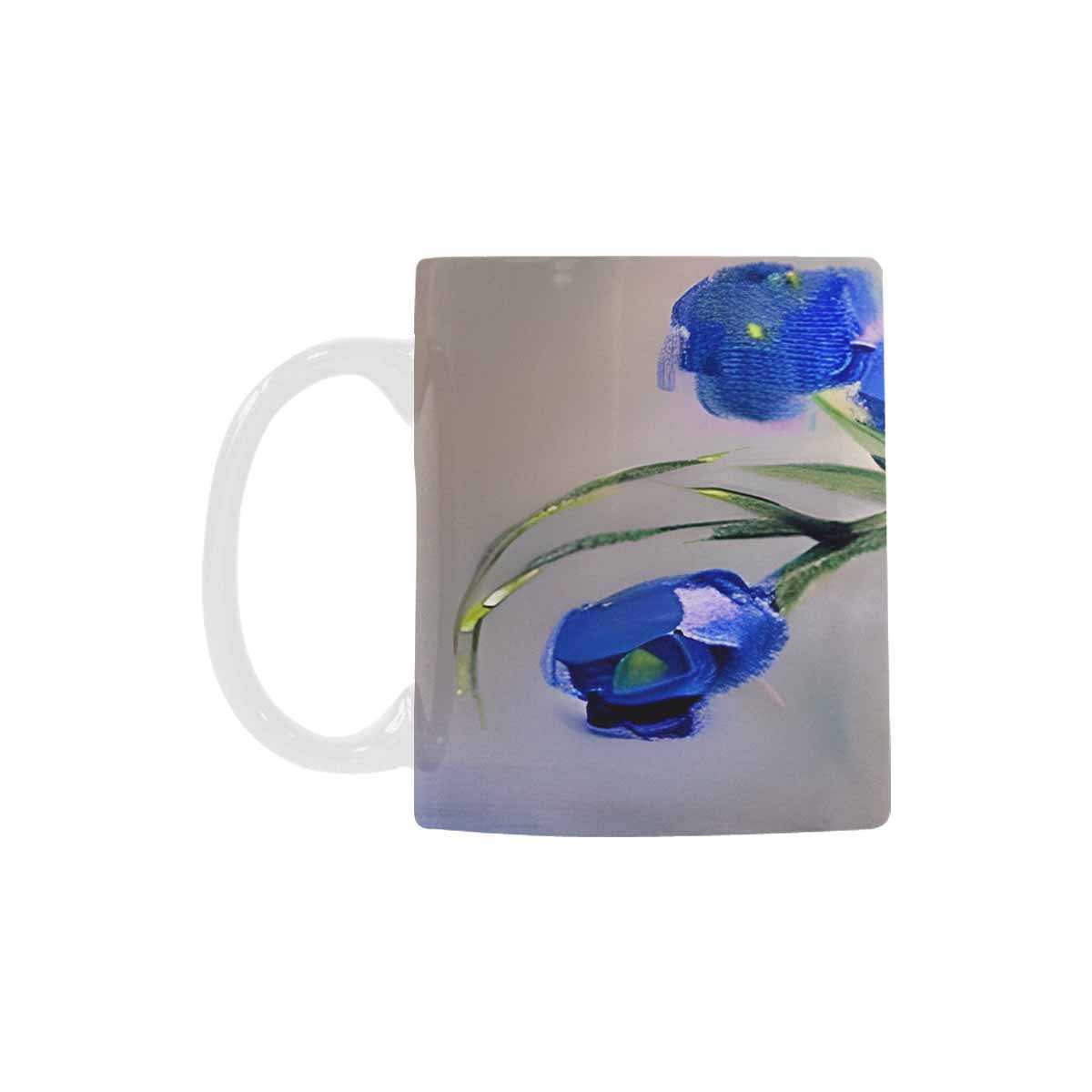 USA made Quality Mug, coffee mug, tea cup, Bright florals, Set 1, Design 170