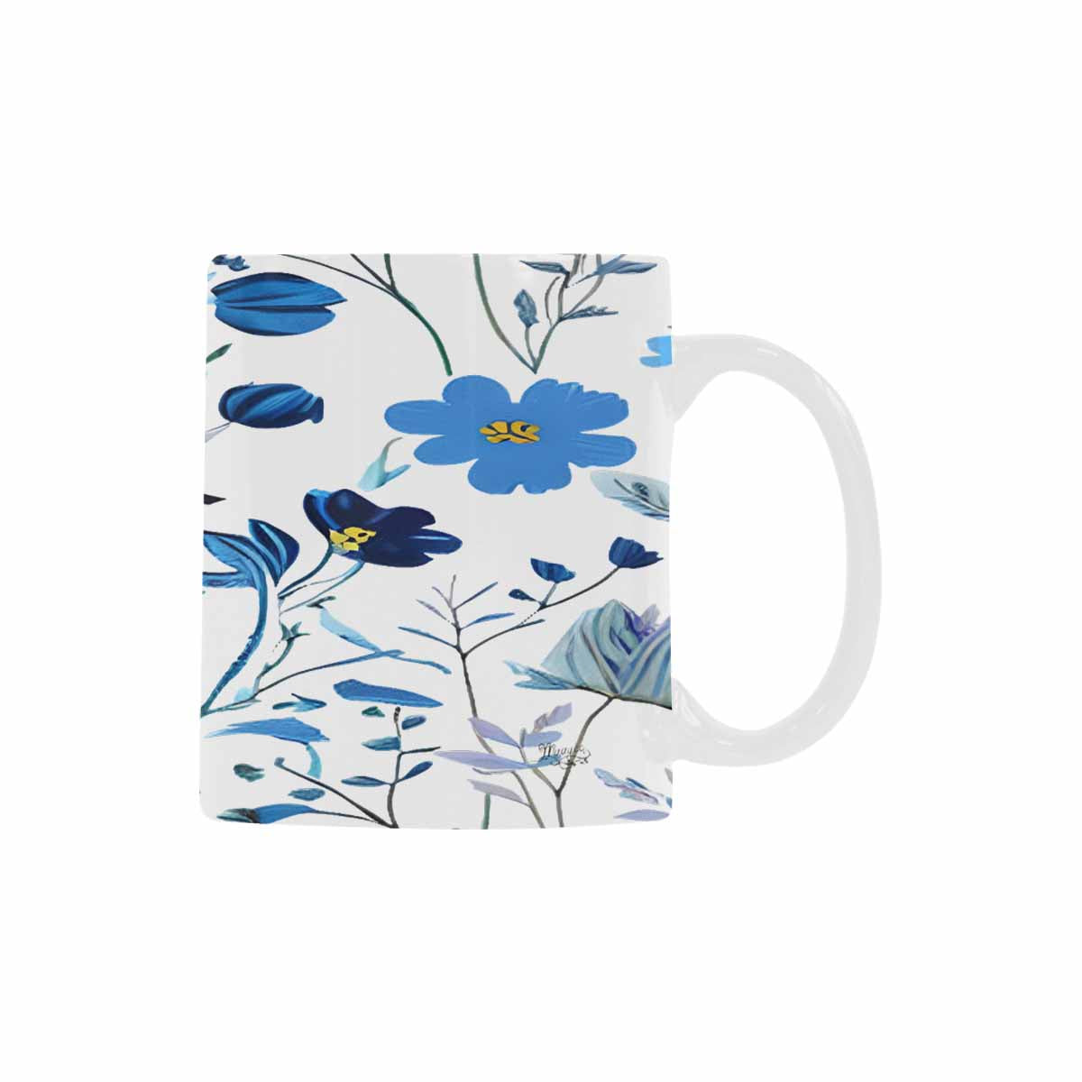 Quality Mug, coffee mug, tea cup, Bright florals, Set 2, design 34