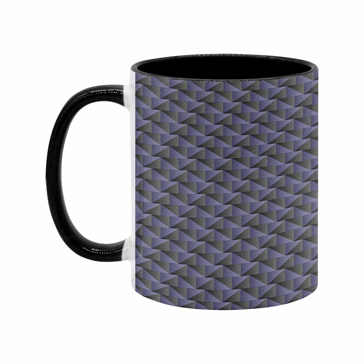 Coffee Mug, tea cup, black core, abstract, design 103