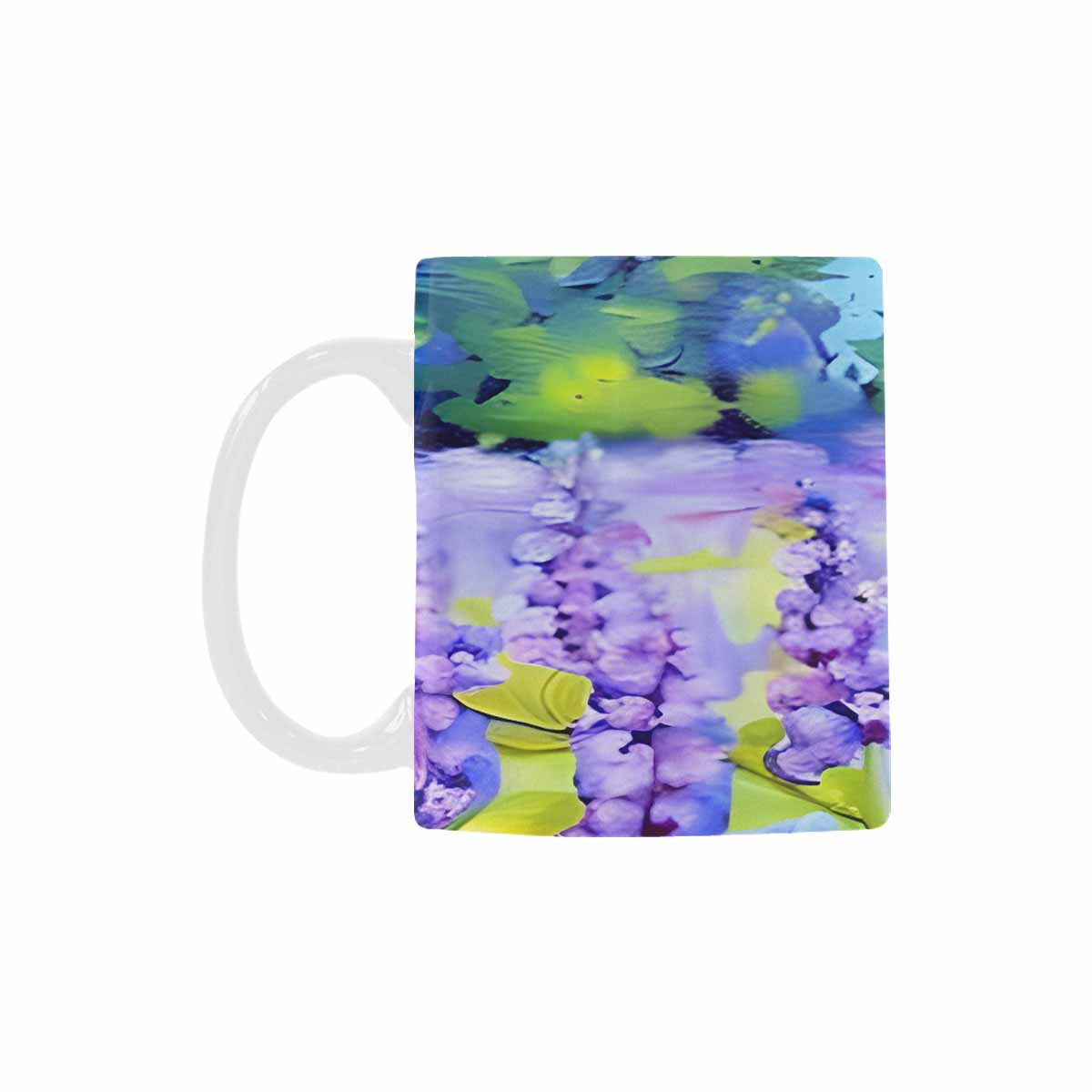 USA made Quality Mug, coffee mug, tea cup, Bright florals, Set 1, Design 104
