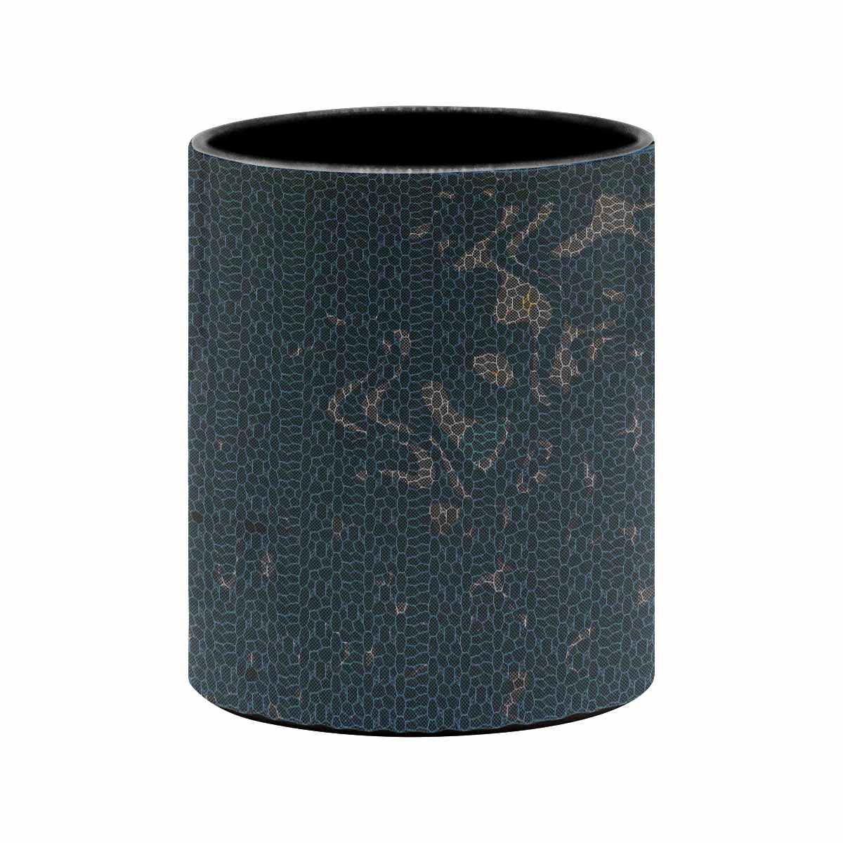 Coffee Mug, tea cup, black core, abstract, design 94