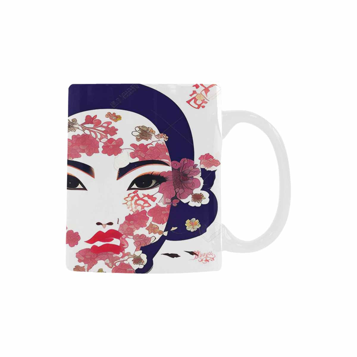 Quality Mug, coffee mug, tea cup, Asian Faces, Design 31