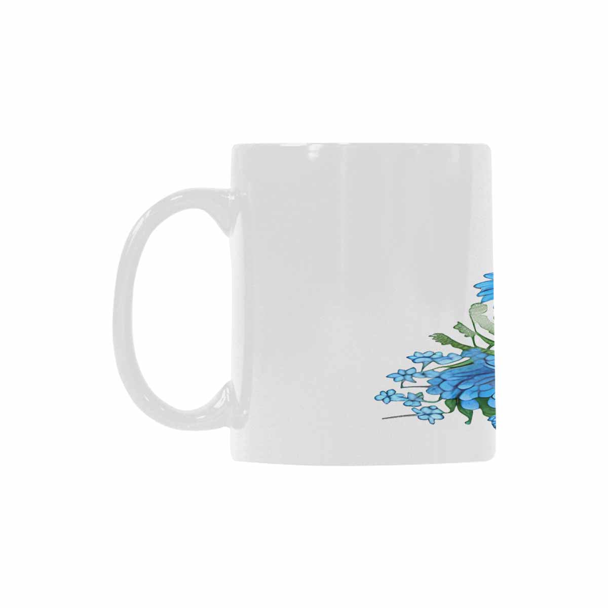 Quality Mug, coffee mug, tea cup, Bright florals, Set 2, design 22