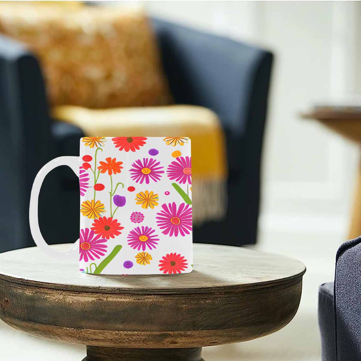 Quality Mug, coffee mug, tea cup, Set 1A, Mixed Floral design 17