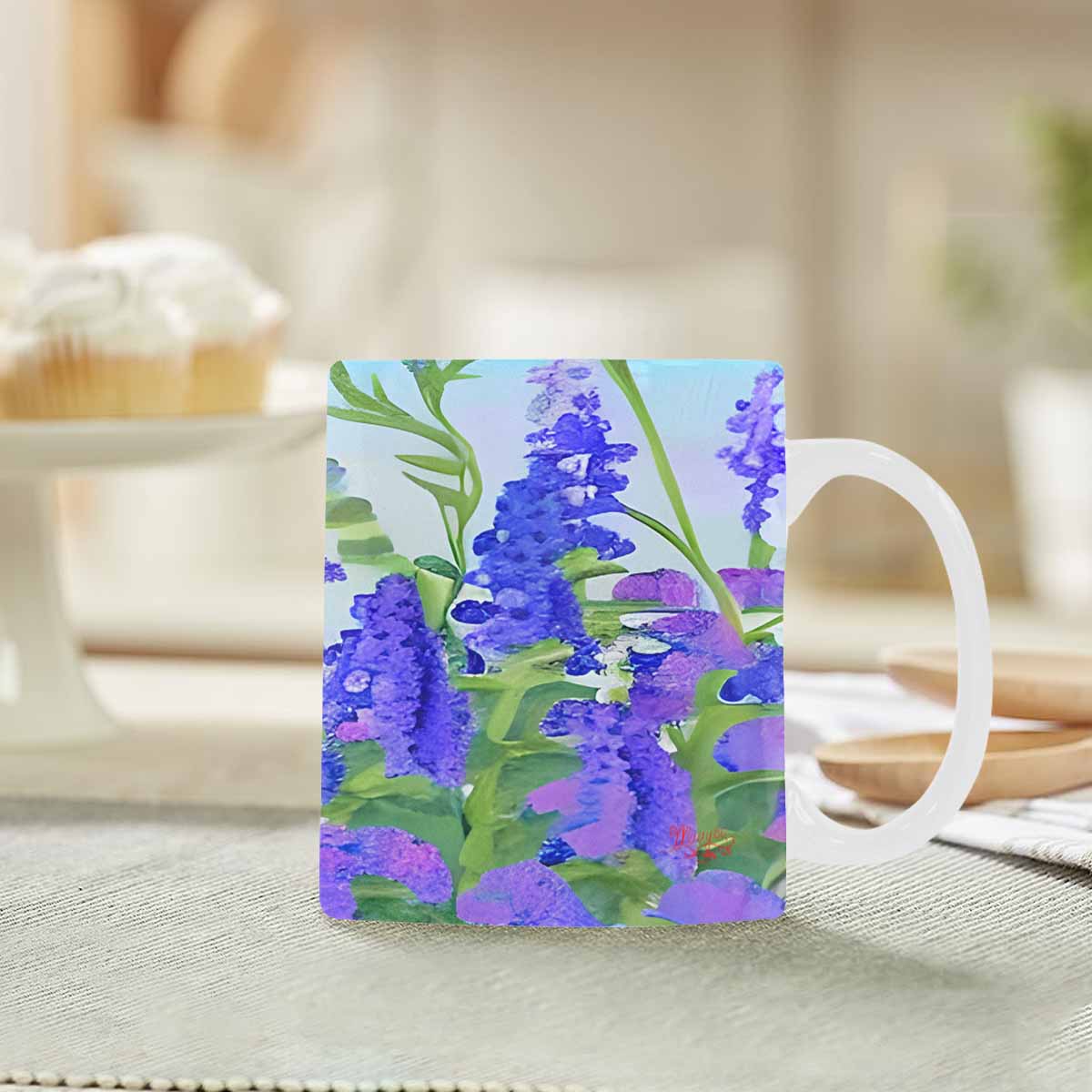 Quality Mug, coffee mug, tea cup, Bright florals, Set 1, Design 88