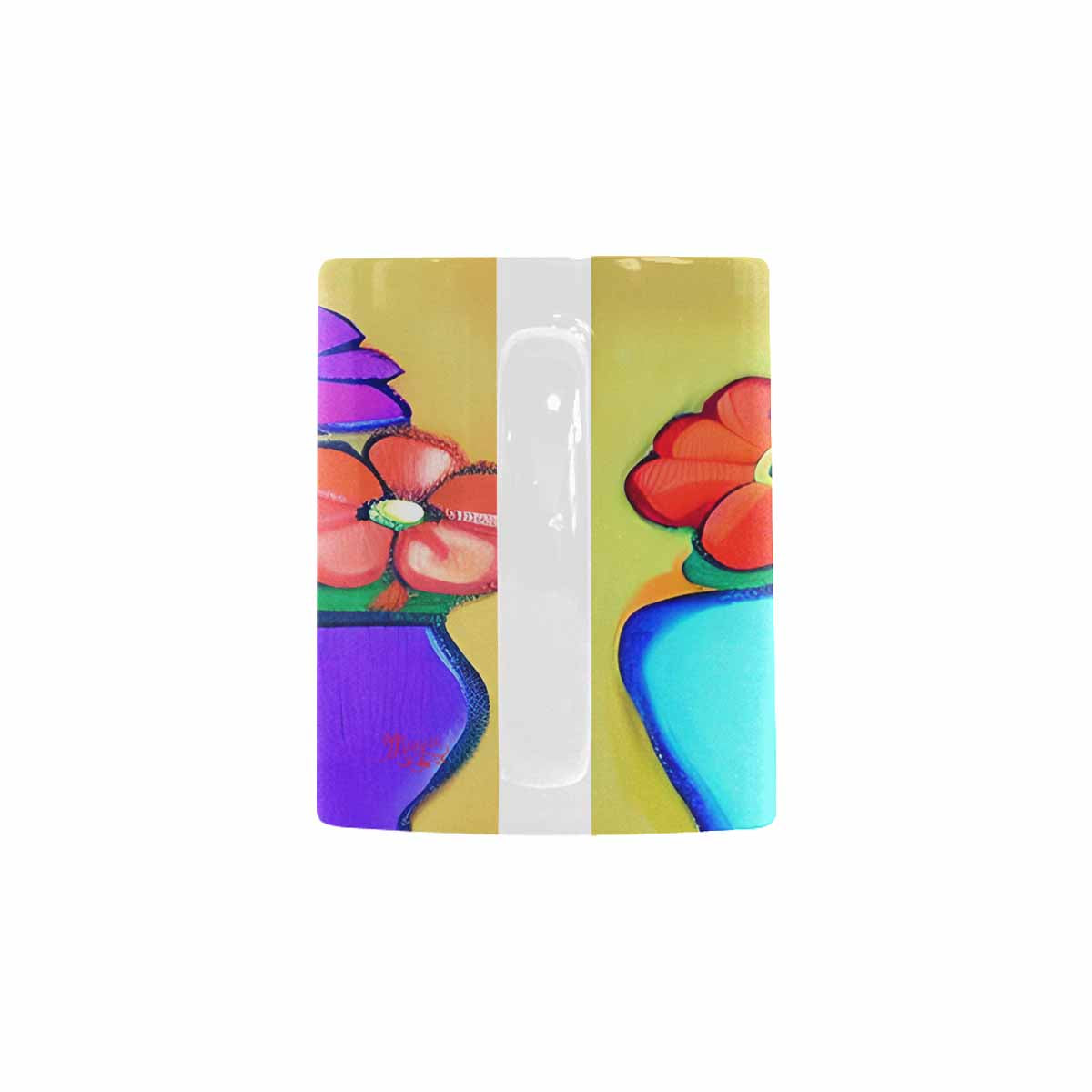 Quality Mug, coffee mug, tea cup, Bright florals, Set 1, Design 65