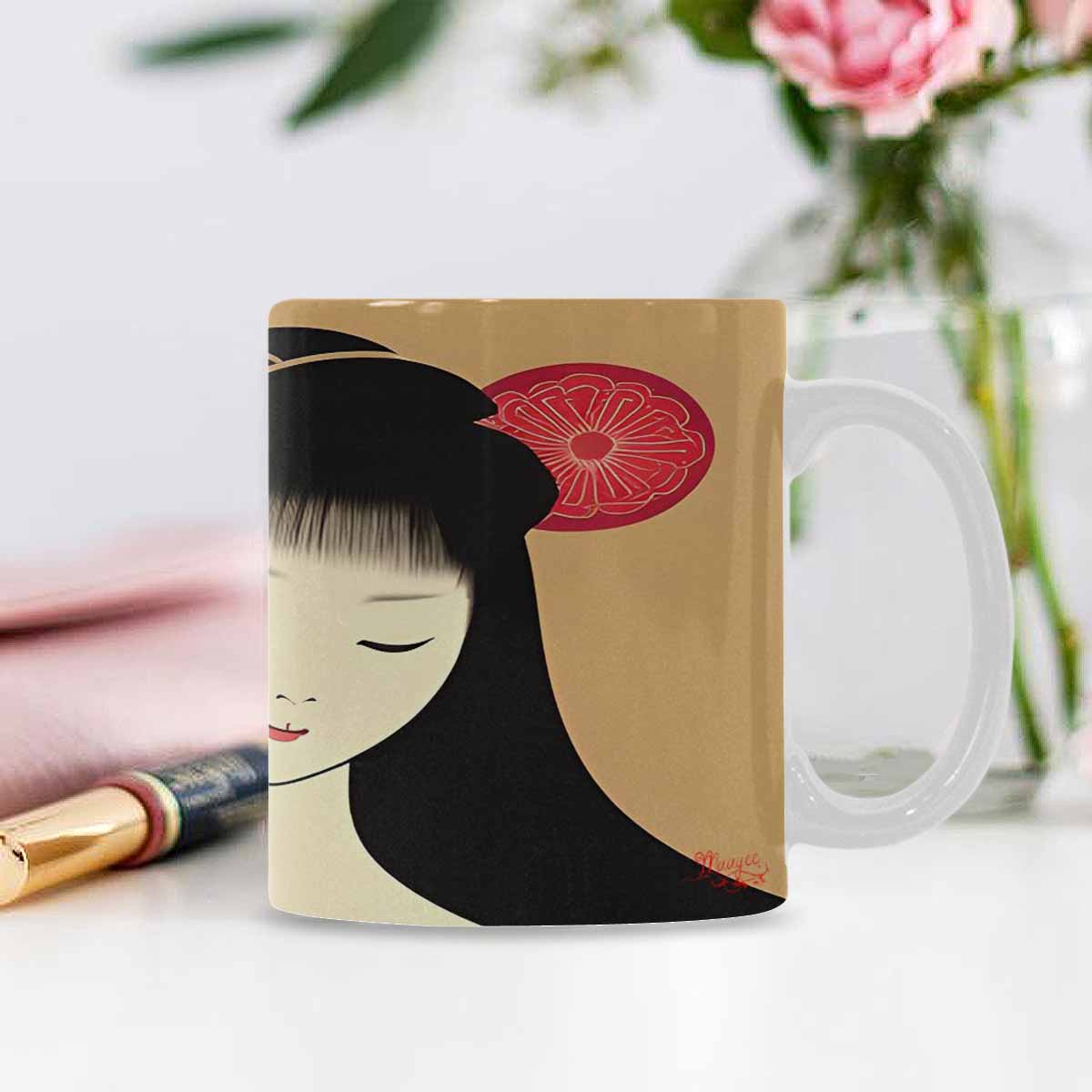 Quality Mug, coffee mug, tea cup, Asian Faces, Design 12