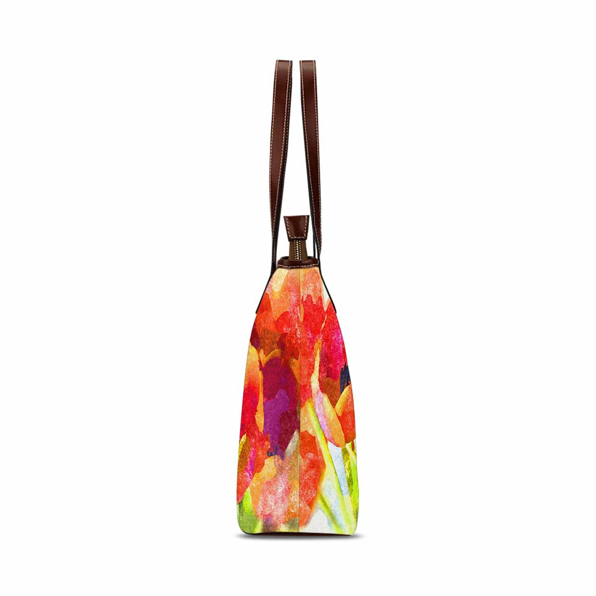 Classic Fabric handbag, watercolor floral, design 240