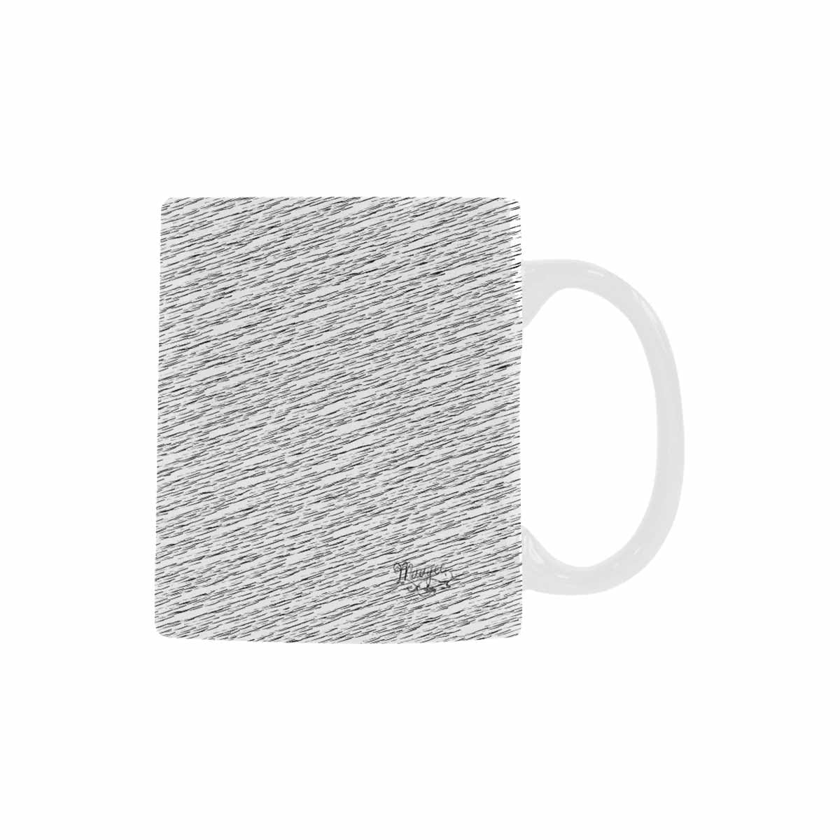 Quality Mug, coffee mug, tea cup, B & W Abstract, Set 1, design 73