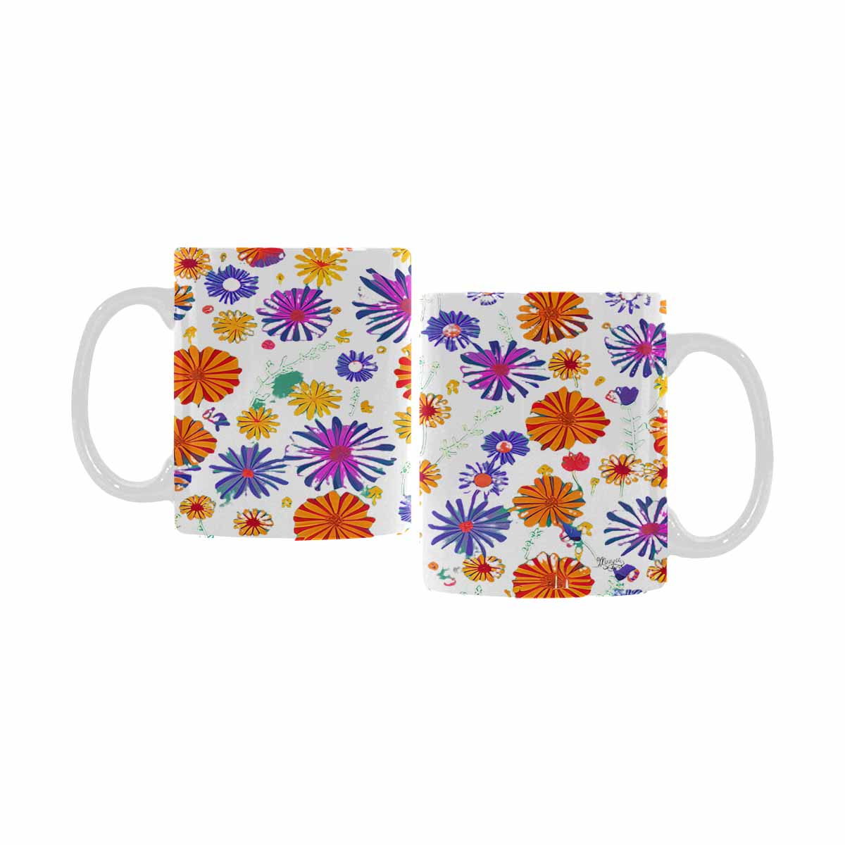 Quality Mug, coffee mug, tea cup, Set 1A, Mixed Floral design 30