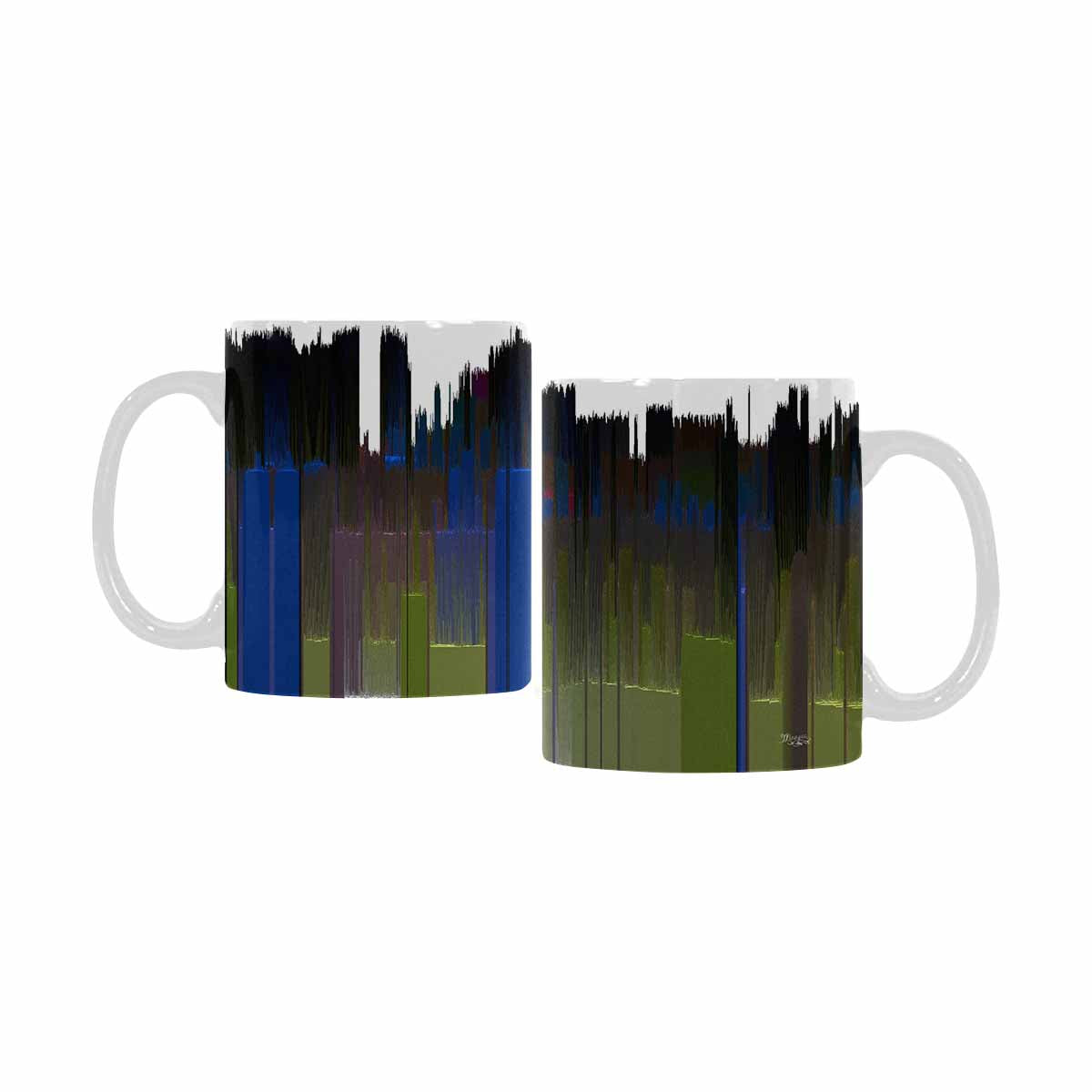 Unique Abstract design coffee mug, set 1, design 88