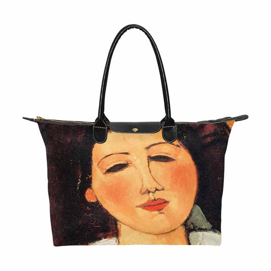 Classic handbag, Modigliani design, choice of 2 colors, Jacques Lipchitz and his woman version 1 & 2