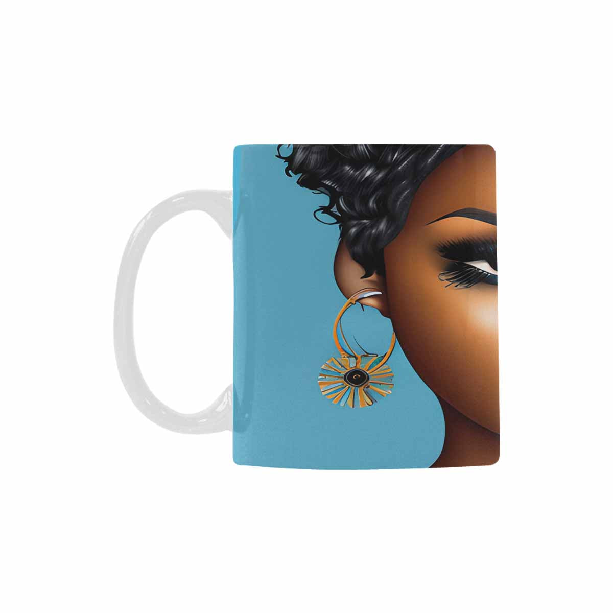 Quality Mug, coffee mug, tea cup, Black Faces, Set 1, design 51