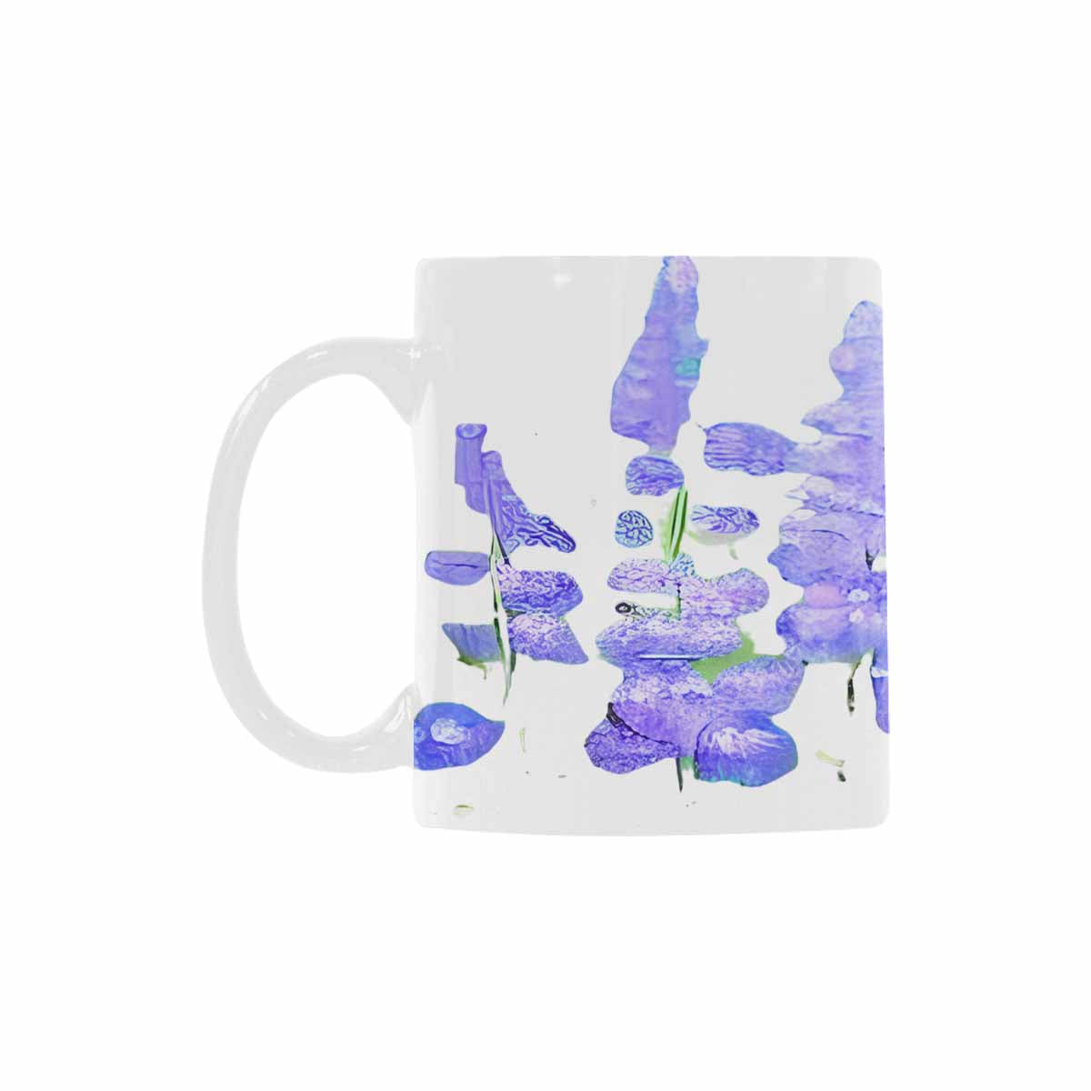 USA made Quality Mug, coffee mug, tea cup, Bright florals, Set 1A, Design 107