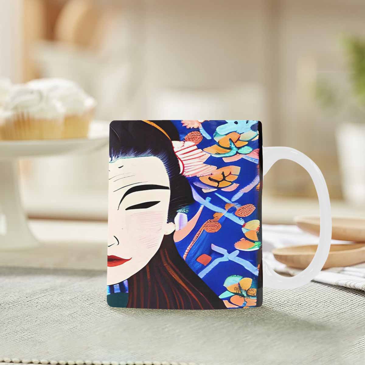 Quality Mug, coffee mug, tea cup, Asian Faces, Design 62