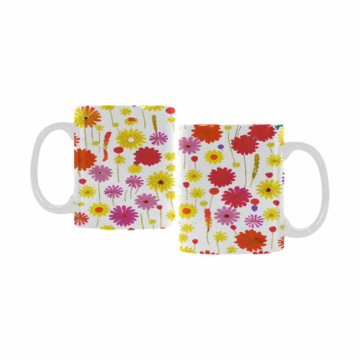 Quality Mug, coffee mug, tea cup, Set 1A, Mixed Floral design 24