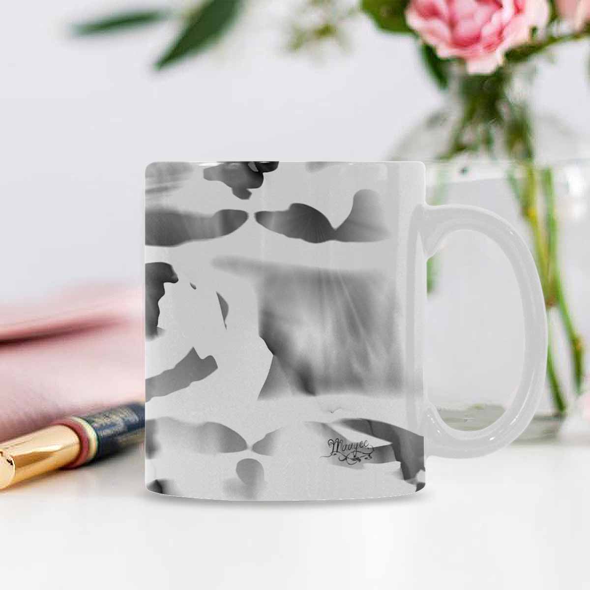 Quality Mug, coffee mug, tea cup, B & W Abstract, Set 1, design 130