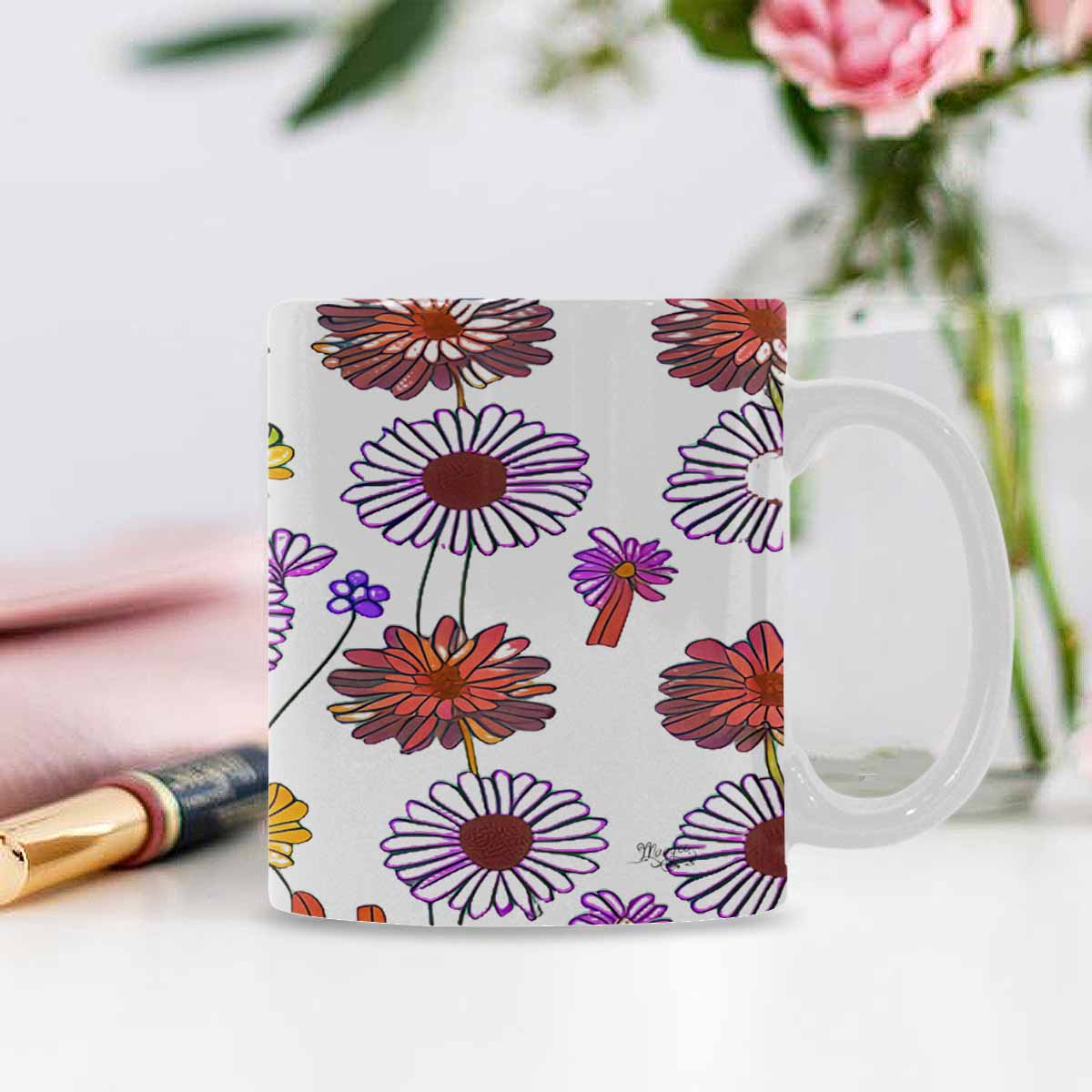 Quality Mug, coffee mug, tea cup, Set 1A, Mixed Floral design 29